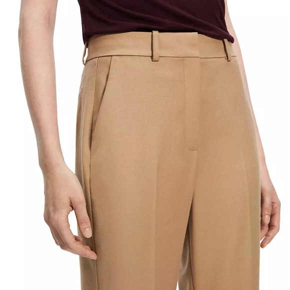 Theory High Waisted Demitria Wool Pants - Picture 5 of 13